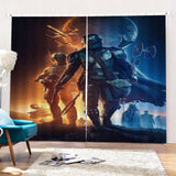 The Mandalorian Curtains Blackout Window Drapes for Room Decoration