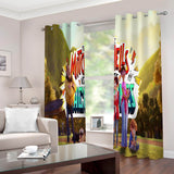 The Mitchells vs. the Machines Curtains Blackout Window Drapes Room Decoration