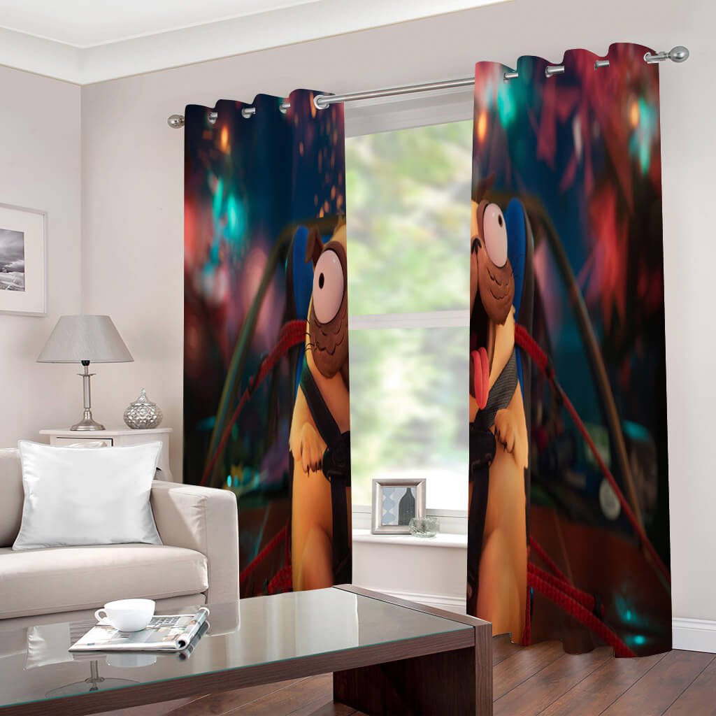 The Mitchells vs. the Machines Curtains Blackout Window Drapes Room Decoration