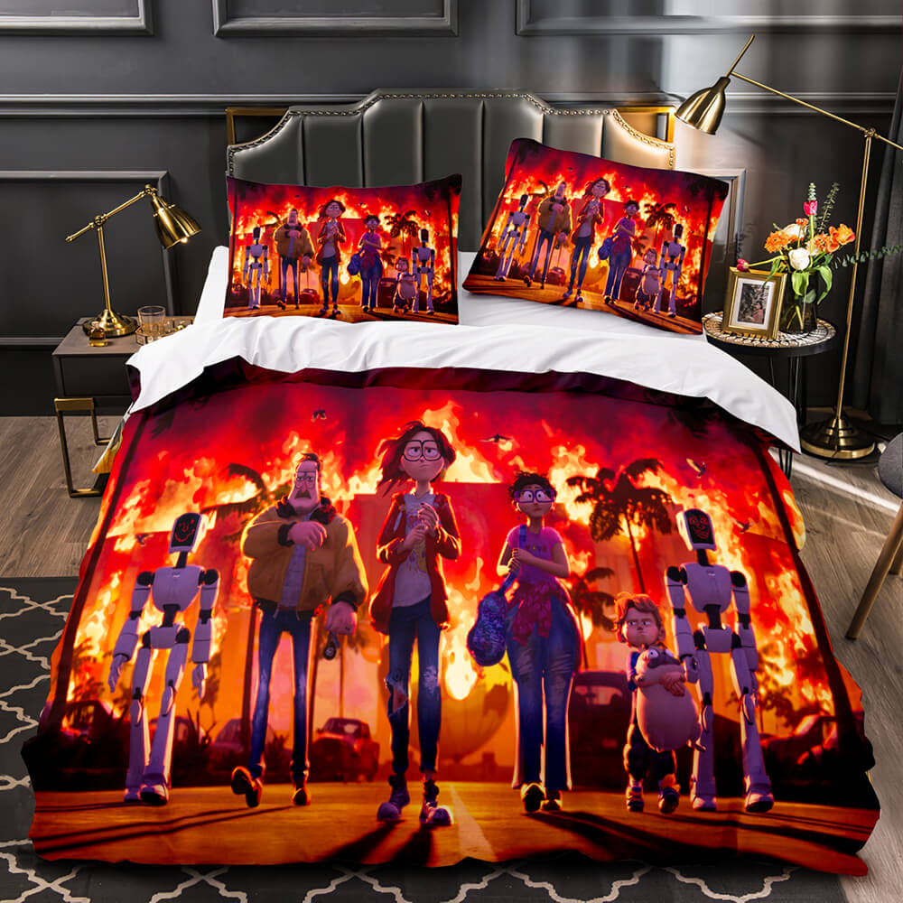 The Mitchells vs The Machines Bedding Cosplay Quilt Duvet Covers Decoration Bed - EBuycos