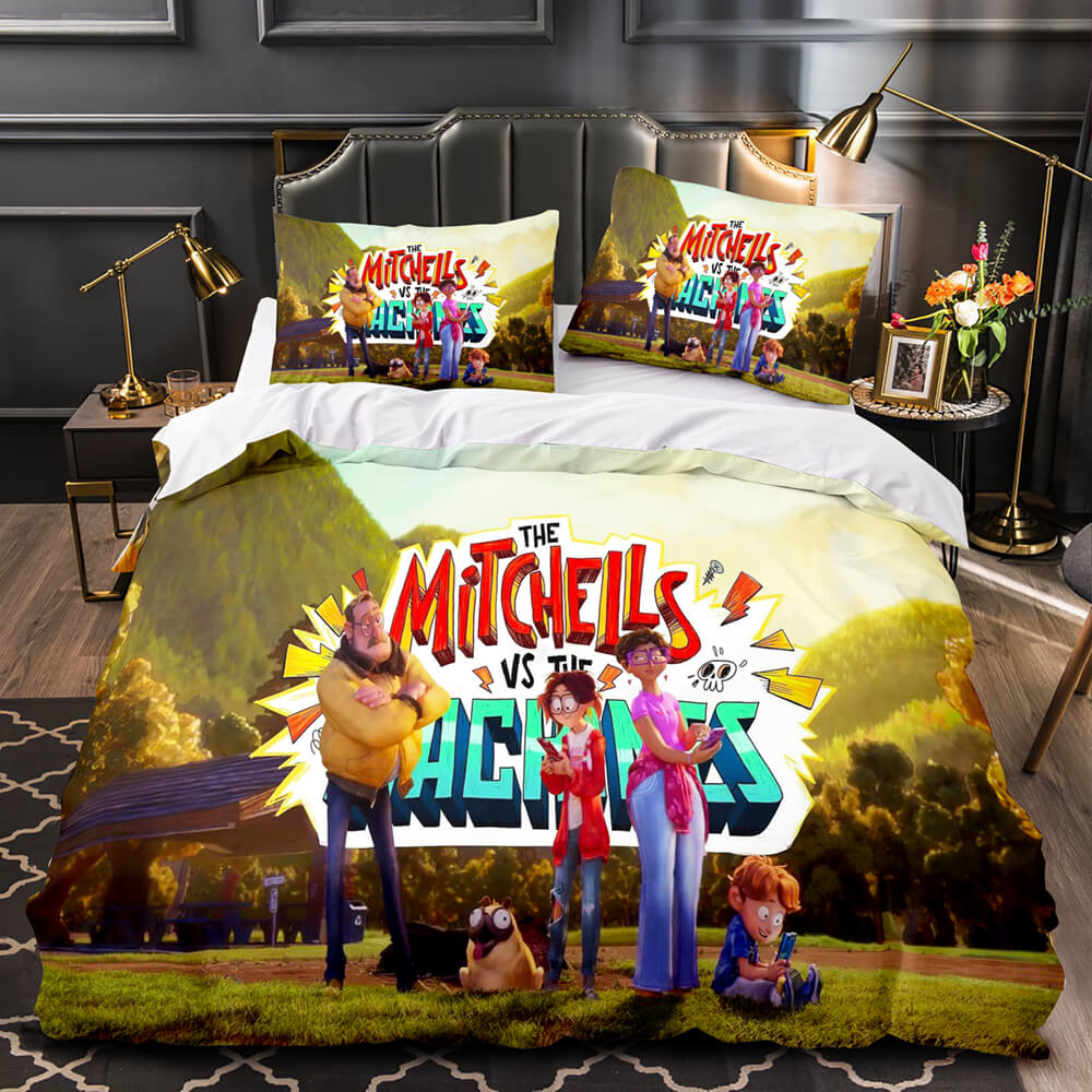 The Mitchells vs The Machines Bedding Cosplay Quilt Duvet Covers Decoration Bed - EBuycos