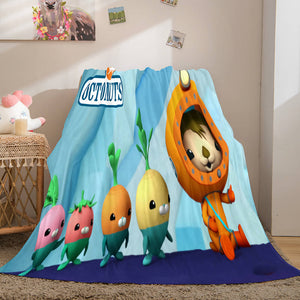 The Octonauts Flannel Caroset Throw Cosplay Blanket Comforter Set - EBuycos