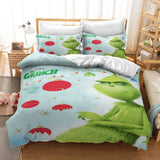 How the Grinch Stole Christmas Cosplay Bedding Set Duvet Cover Sets - EBuycos