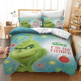 How the Grinch Stole Christmas Cosplay Bedding Set Duvet Cover Sets - EBuycos