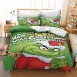 How the Grinch Stole Christmas Cosplay Bedding Set Duvet Cover Sets - EBuycos