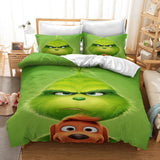 How the Grinch Stole Christmas Cosplay Bedding Set Duvet Cover Sets - EBuycos