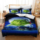 How the Grinch Stole Christmas Cosplay Bedding Set Duvet Cover Sets - EBuycos