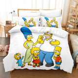 The Simpsons Cosplay Bedding Set Duvet Cover Comforter Bed Sheets - EBuycos