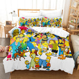 The Simpsons Cosplay Bedding Set Duvet Cover Comforter Bed Sheets - EBuycos