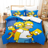 The Simpsons Cosplay Bedding Set Duvet Cover Comforter Bed Sheets - EBuycos