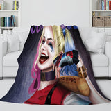 The Suicide Squad Flannel Fleece Throw Cosplay Blanket Comforter Set - EBuycos