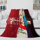 The Suicide Squad Flannel Fleece Throw Cosplay Blanket Comforter Set - EBuycos