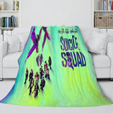 The Suicide Squad Flannel Fleece Throw Cosplay Blanket Comforter Set - EBuycos