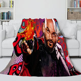 The Suicide Squad Harley Quinn Flannel Fleece Throw Cosplay Blanket - EBuycos