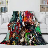 The Suicide Squad Harley Quinn Flannel Fleece Throw Cosplay Blanket