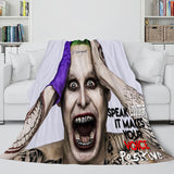 The Suicide Squad Harley Quinn Flannel Fleece Throw Cosplay Blanket - EBuycos