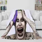 The Suicide Squad Harley Quinn Flannel Fleece Throw Cosplay Blanket - EBuycos