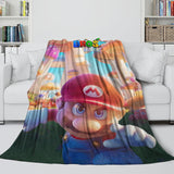 The Super Mario Bros Movie Blanket Flannel Fleece Throw