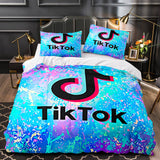 Tiktok Bedding Set Tik Tok Quilt Duvet Covers Comforter Bed Sheets - EBuycos