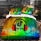 Tiktok Bedding Set Tik Tok Quilt Duvet Covers Comforter Bed Sheets - EBuycos