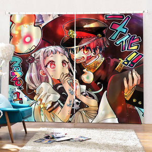 Toilet-bound Hanako-kun Curtains Blackout Window Drapes Room Decoration