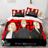Tokyo Revengers Cosplay Bedding Set Duvet Covers Comforter Bed Sheets - EBuycos