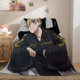 Tokyo Revengers Cosplay Flannel Blanket Throw Comforter Bed Blanket - EBuycos