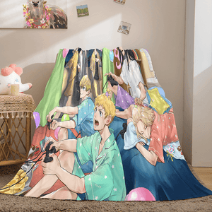 Tokyo Revengers Cosplay Flannel Blanket Throw Comforter Bedding Sets - EBuycos