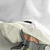 Tom and Jerry Bedding Set Quilt Cover Without Filler