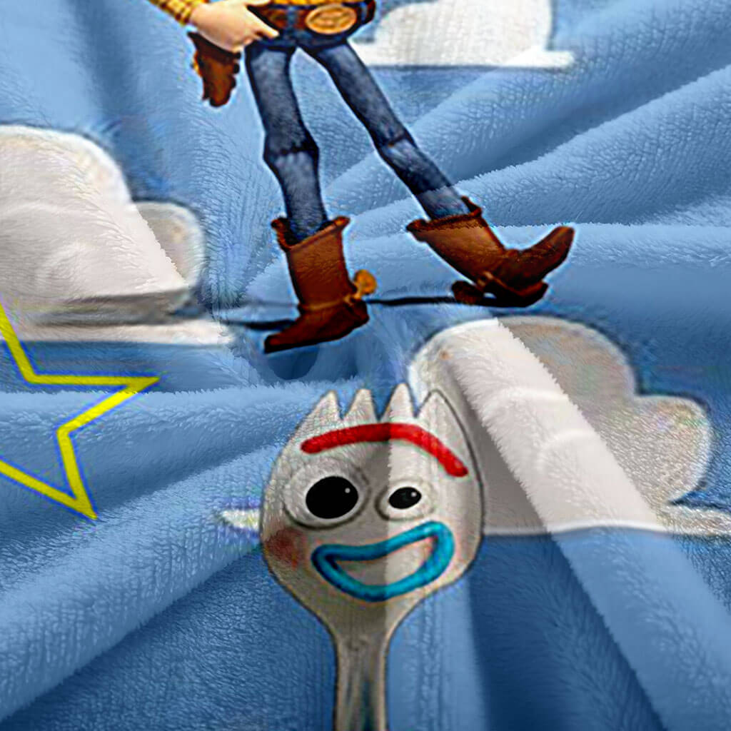 Toy Story Pattern Blanket Flannel Throw Room Decoration