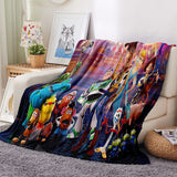 Toy Story Pattern Blanket Flannel Throw Room Decoration