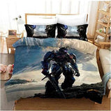 Transformers Optimus Prime Cosplay Bedding Set Duvet Cover Bed Sheets - EBuycos