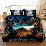 Transformers Optimus Prime Cosplay Bedding Set Duvet Cover Bed Sheets - EBuycos