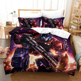 Transformers Optimus Prime Cosplay Bedding Set Duvet Cover Bed Sheets - EBuycos