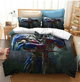 Transformers Optimus Prime Cosplay Bedding Set Duvet Cover Bed Sheets - EBuycos