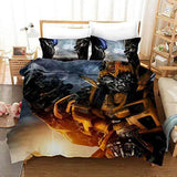 Transformers Optimus Prime Cosplay Bedding Set Duvet Cover Bed Sheets - EBuycos