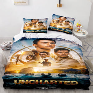 Uncharted Bedding Set Quilt Duvet Cover Bedding Sets - EBuycos