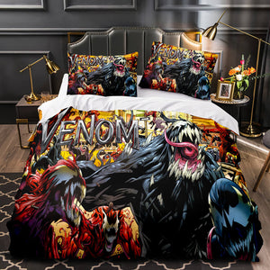 Venom Let There Be Carnage Bedding Set Quilt Duvet Covers Bed Sets - EBuycos