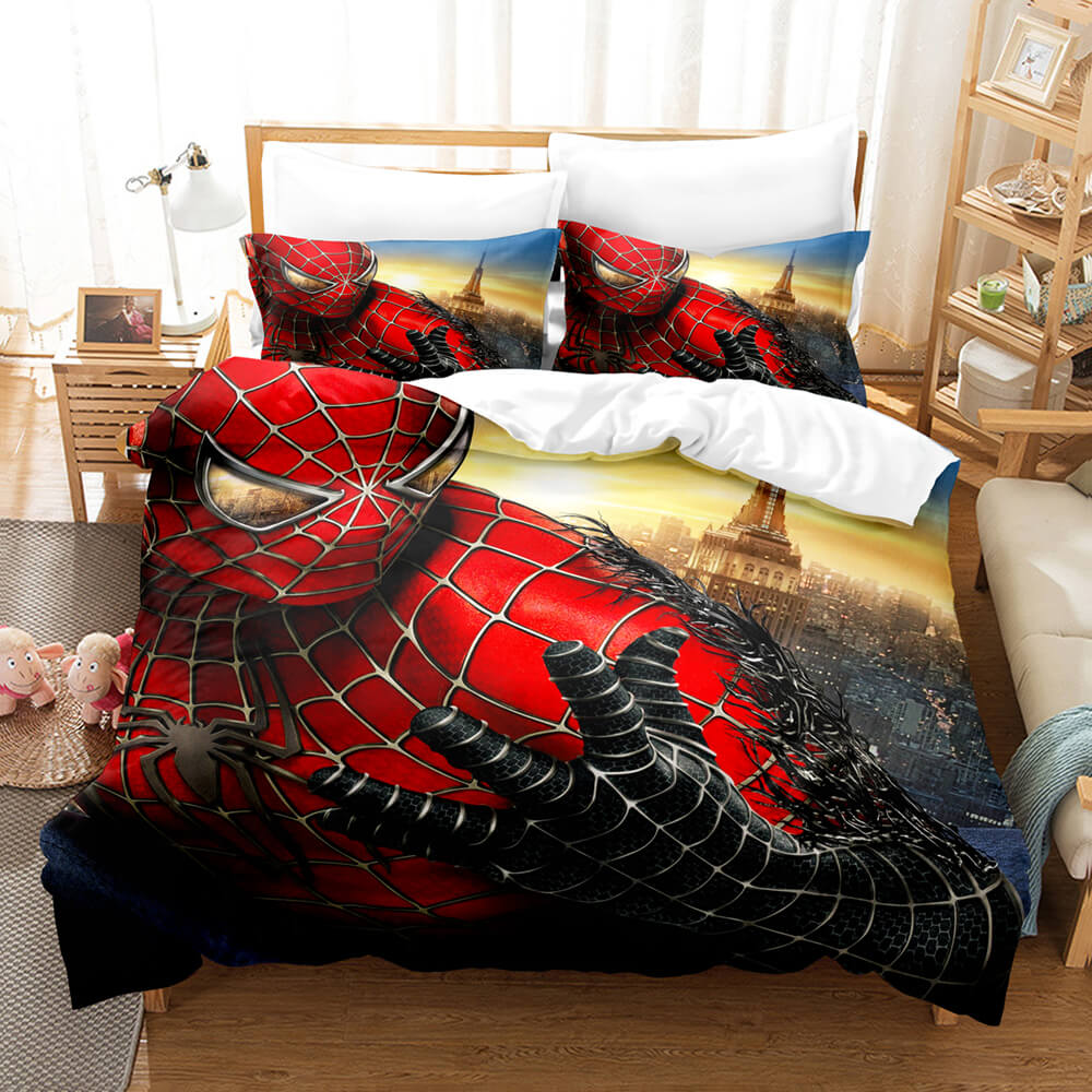Venom Spider-Man Bedding Sets Quilt Duvet Covers Bed Sheets Home Decor - EBuycos