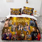 WWE RAW Cosplay Bedding Sets Soft Duvet Covers Comforter Bed Sheets - EBuycos