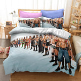 WWE World Wrestling Entertainment Bedding Set Duvet Cover Bed Sheets Sets - EBuycos