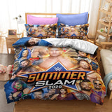 WWE World Wrestling Entertainment Bedding Set Duvet Cover Bed Sheets Sets - EBuycos