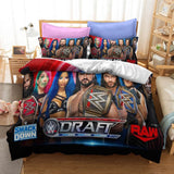 WWE World Wrestling Entertainment Bedding Set Duvet Cover Bed Sheets Sets - EBuycos