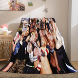 WWE World Wrestling Entertainment Cosplay Flannel Fleece Throw Blanket - EBuycos