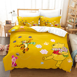 Winnie the pooh Bedding Sets Duvet Covers Quilt Bed Linen Bed Sheets - EBuycos