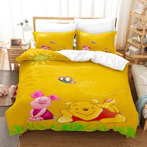 Winnie the pooh Bedding Sets Duvet Covers Quilt Bed Linen Sheets Sets - EBuycos