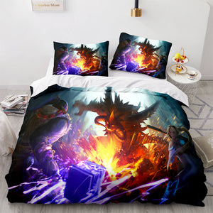 World of Warcraft Cosplay Bedding Sets Duvet Covers Bed Sheets - EBuycos