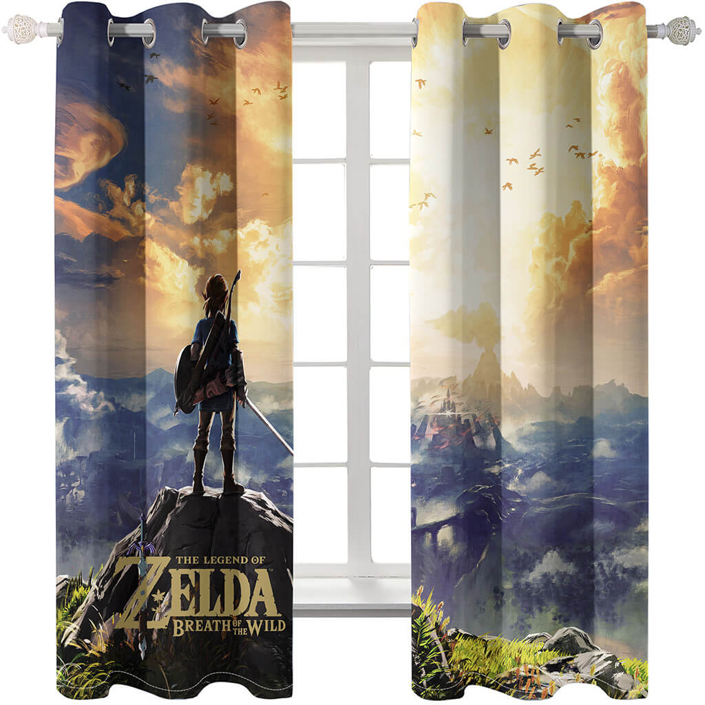 Zelda Curtains Blackout Window Treatments Drapes for Room Decoration
