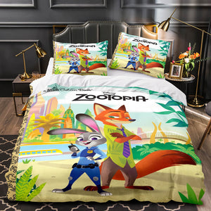 Zootopia Bedding Cosplay Quilt Duvet Covers Decoration Bed - EBuycos