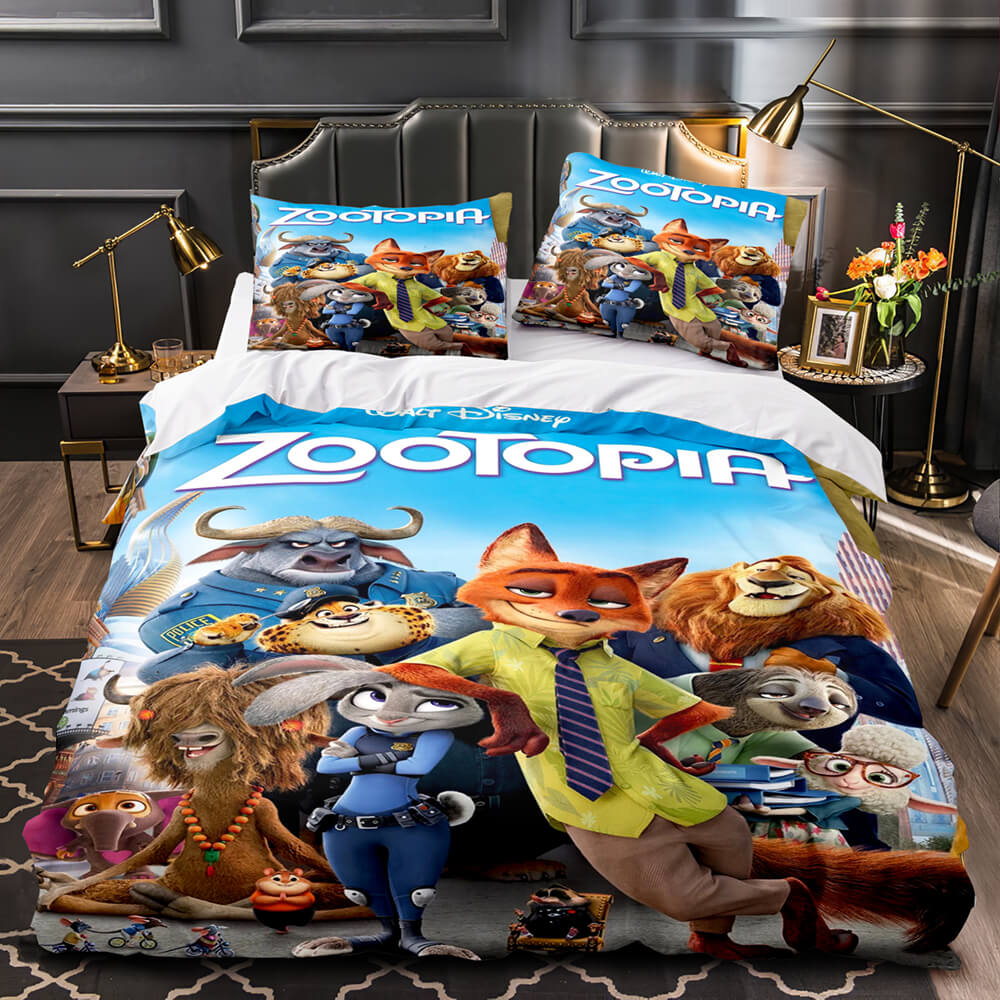 Zootopia Bedding Cosplay Quilt Duvet Covers Decoration Bed - EBuycos